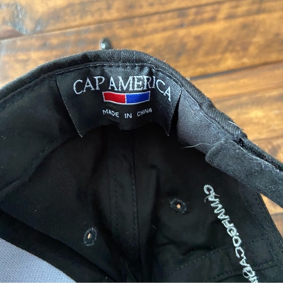 Cadillac Mens Baseball Cap Hat Black Logo Cotton Solid Adjustable - Picture 6 of 6